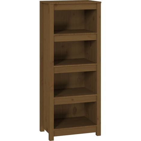 Maison Exclusive - Bücherregal Honigbraun 50x35x125,5 cm Massivho
