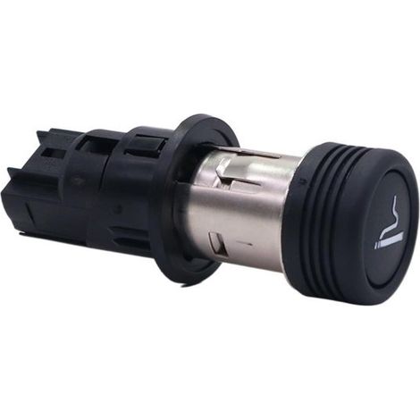 Encendedor coche 12V cerámica y metal adaptador carga segura compatible Peugeot Citroën.