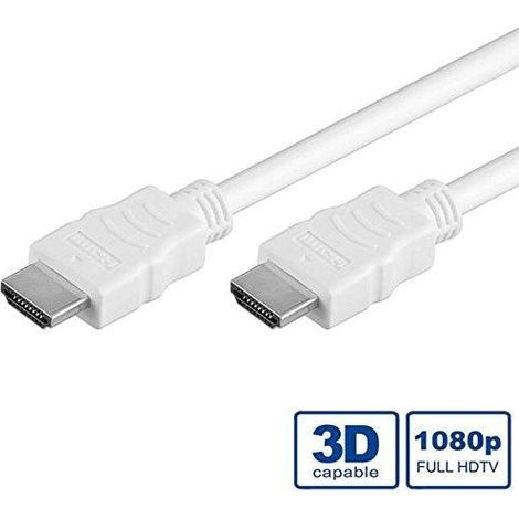 VALUE 11.99.5710 HDMI-Kabel weiß 10 Meter