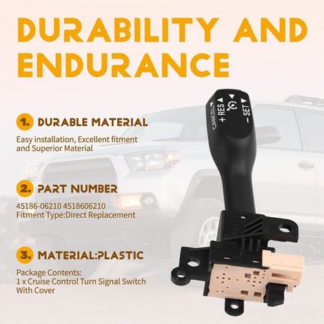 1 colour: Black Material: Plastic 45186-06210 Suitable for Toyota 4Runner. (1/5)