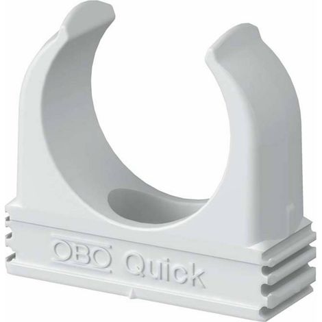 OBO Bettermann Collier Quick auto-extinguible M20 Polypropylène blanc pur RAL 9010, 2149357 (1/2)