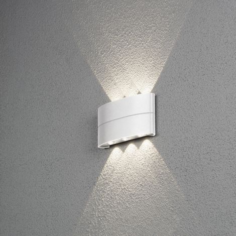 Konstsmide Chieri 7853-250 Aplique de Pared Exterior Blanco (1/2)