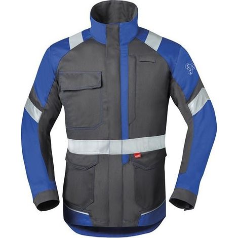 Giacca Lunga 50285 Taglia 52 Carbone Grigio/Blu