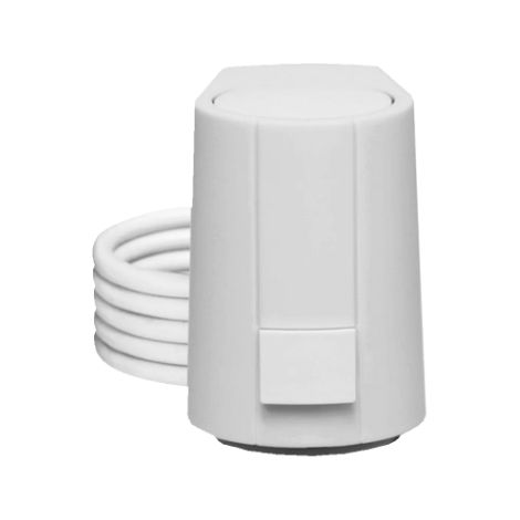 Comando elettrotermico proporzionale per valvola di regolazione serie 145 FLOWMATIC e kit serie 149 Caleffi 656524 Bianco