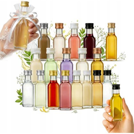 20 botellas de Marasca de 20 ml, regalo de agradecimiento para invitados en bodas (20 unidades). (1/5)