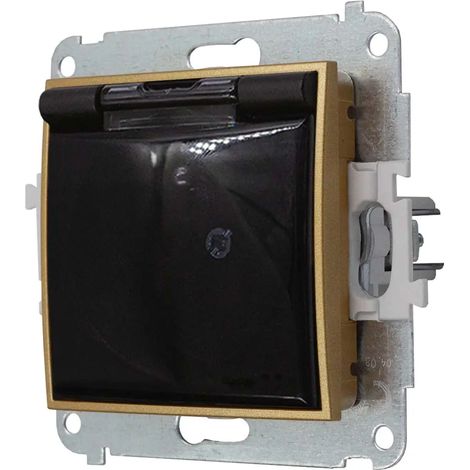 Nido hermético sin marco Karlik Mini, negro mate/dorado (1/4)