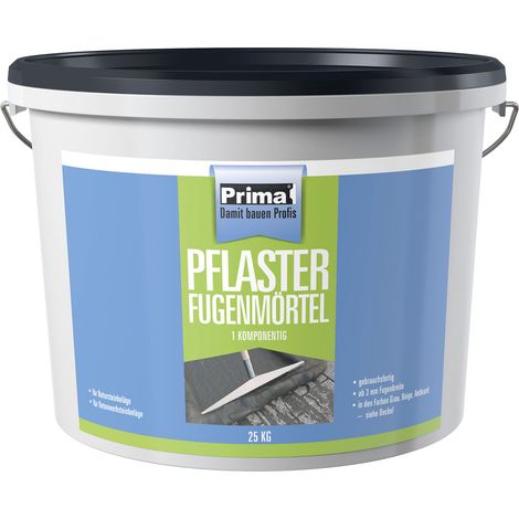 Prima Pflasterfugenmörtel 25kg Eimer 1K anthrazit (1/3)