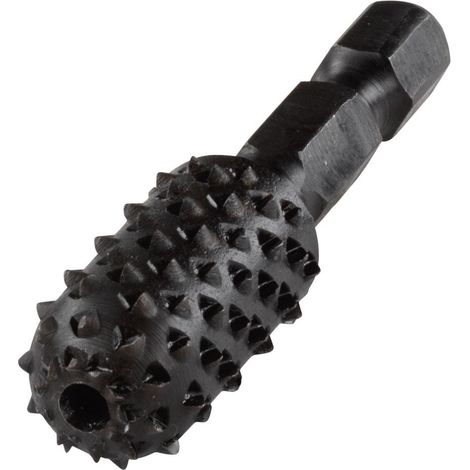 Wolfcraft Profilraspel für Holz Sechskant-Schaft 4377000 Ø 12,5 mm Profilraspel