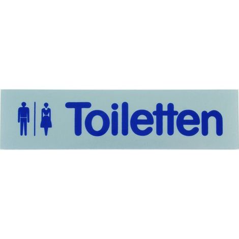 Conacord Klebeschild Toiletten Klebeschild