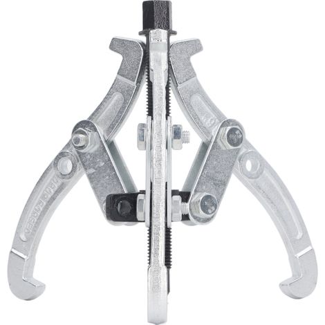 Extracteur de roulements 150mm à 3 mors en acier renforcé, pour poulies et engrenages avec tige filetée double trou (1/5)