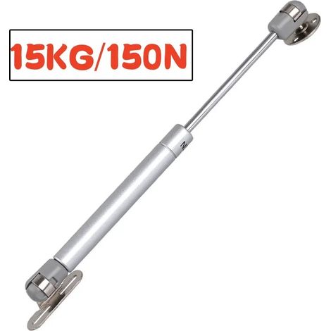 (15 kg 150 N - 4 pièces) Vérins à gaz 30 N-200 N pour charnières de placard, support de levage à noyau en cuivre, amortisseurs hydrauliques pour charnières de portes de placards de cuisine (1/5)