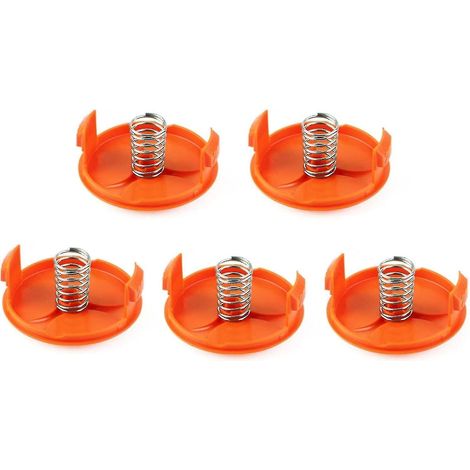 Lot de 5 capuchons de bobine pour coupe-bordures Black & Decker ST1823, Besta525, Besta528, Besta530 - ABS (1/5)