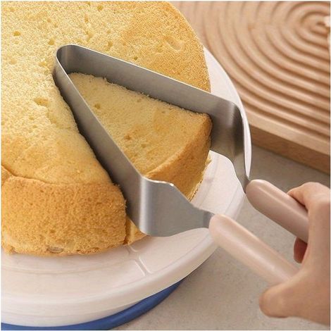 1pc-Decoupe-gateau stainless steel, Pliers to gateau in shape of triangle, Diviseur of gateau (1/4)