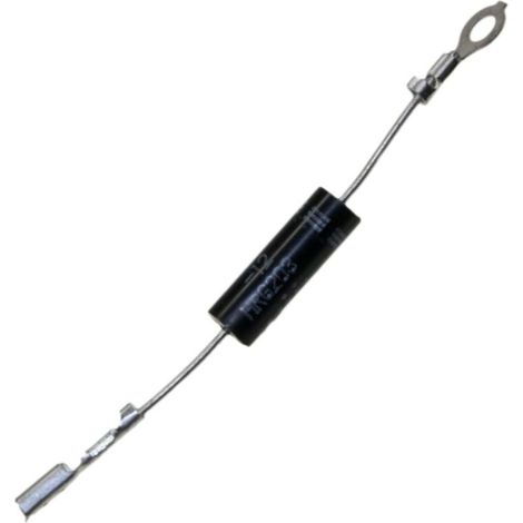 Diode haute tension d'origine (482000006101, C00114426) Four micro-ondes ARISTON HOTPOINT, BAUKNECHT, BEKO, BLAUPUNKT, BOSCH, BRANDT, CONSTRUCTA, DAEWOO, DELONGHI, GORENJE, IGNIS, IKEA WHIRLPOOL, INDE