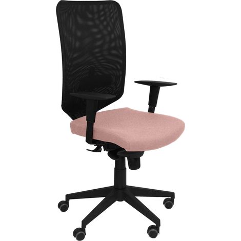 Sedia Ossa Black bali rosa pallido