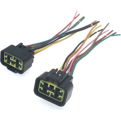 8P automotive waterproof connector DJ7081Y-2.3-11/21, domestically produced FW-C-8F-B male/female FW-C-8M-B. (1/4)
