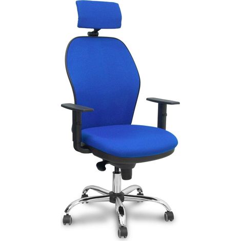 Piqueras y Crespo Silla Ergonómica Azul Oficina Confort