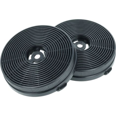vhbw 2x Activated Carbon Filter compatible with Klarstein Zarah, Zelda, Balzac, Aurica, Aurora Eco, Contempo, Contempo Neo Extractor Hood - 13.3 cm