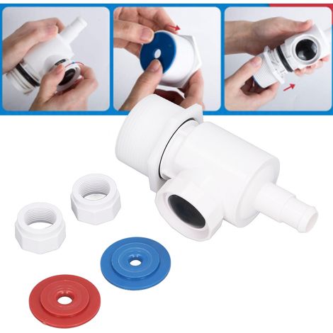 Herrajes de montaje para robots limpiafondos, soporte de pared universal con 2 tuercas, 91009001, juego de conexiones intercambiables (1/5)