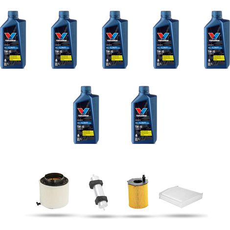 Kit tagliando 4 FILTRI e 7L OLIO compatibile con Audi Q5 (8RB) 3.0 tdi 240kw dal 2013 (1/5)