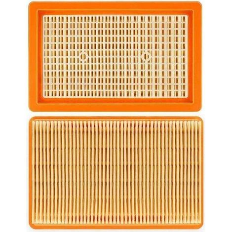 3er-Pack Ersatz-Flachplisseefilter für Kärcher Nass-Trockensauger MV4, MV5, MV6, WD4, WD5, WD6, WD4P, WD5P, WD6P – Ersetzt 2863-005.0 (1/2)