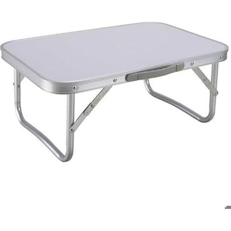 Tavolo pieghevole - MARBUENO - 60 x 60 x 45 cm - Grigio - Metallo - Esterno