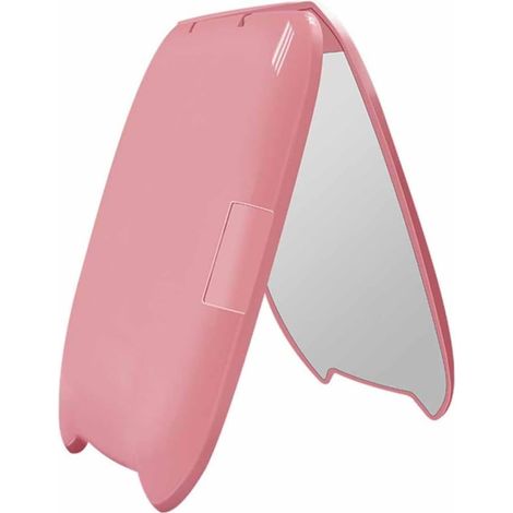Miroir Portable Lumineux Double Face Miroir LED De Poche Compact Grossissant