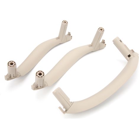3 poignées de porte intérieure pour voiture, accessoires auto de remplacement compatibles F15 F16, couleur blanc cassé (1/5)