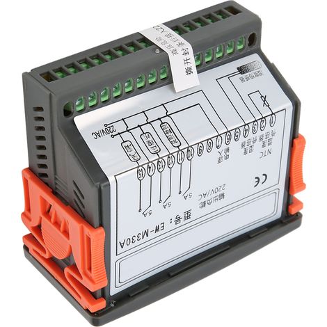 Thermostat numérique EW-M330A AC220V à double LED pour la régulation de la température et de l'humidité (1/5)
