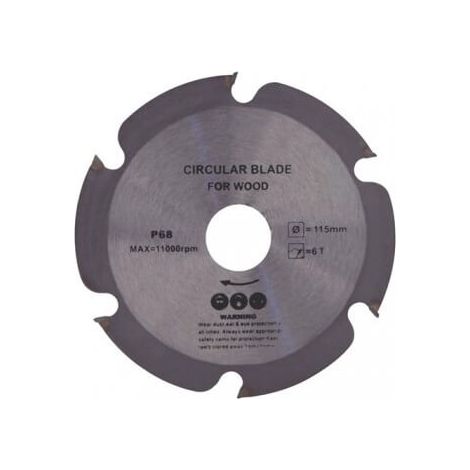 DISCO DE CORTE PARA MADERA ECEF Ø 115 mm
