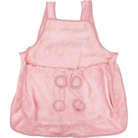 Tablier de transport pour chat, sac de transport en peluche ajustable pour chat, sac de couchage pour chaton idéal pour la randonnée-leg out Pink