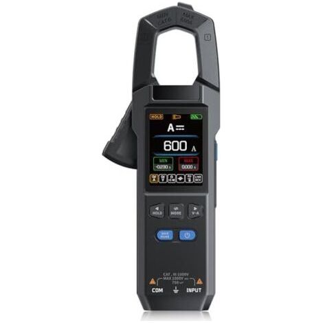 Pince ampèremétrique, AC/DC True RMS 10000 points, mesure de courant et de tension pour éclairage LED, multimètre à pince, testeur de courant pour électricien (1/5)