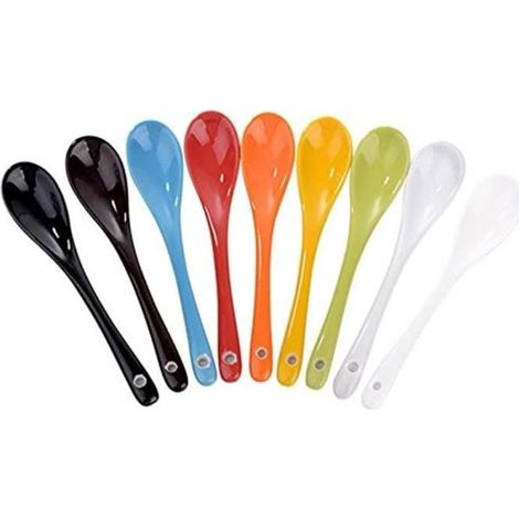 Cuillère à café - FABLCREW - Multicolore - Porcelaine - 13CM - Pratique pour épices et confiture