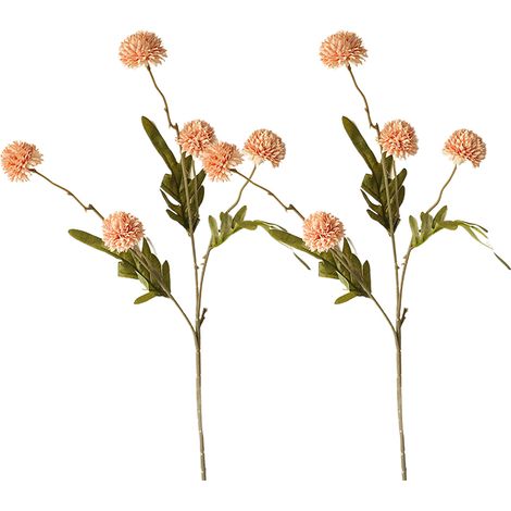 Fleur De Pissenlit Artificielle - Décoration Mariage Et Maison - 5 Têtes Par Tige - Lot De 2 Pièces (1/5)