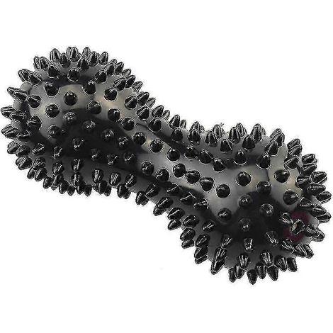 Balle de massage de yoga, balle de massage à picots en forme de cacahuète pour l'entraînement physique en extérieur et en intérieur (1/5)