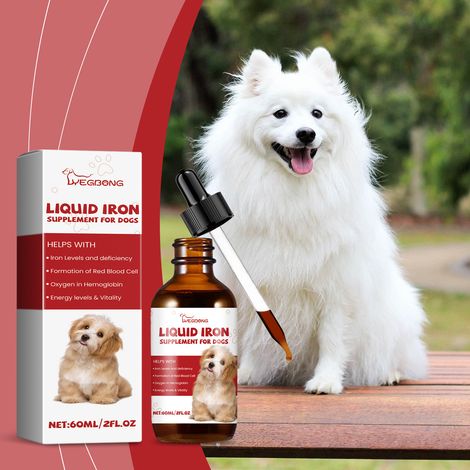 Sirop pour animaux de compagnie, pour un soin doux de votre chien, avec des ingrédients doux qui favorisent l'absorption - 60 ml (1/5)