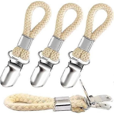 Handtuchhalter, 4 Handtuchklammern, Handtuchklammern, Teezange, Handtuchhalter, Handtuchklammern für Handtücher, Handtuchschlaufen (hy) (1/3)