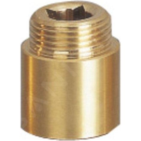 Rallonge de tuyau mâle 1/2"x25mm, laiton (1/2)