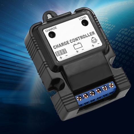 Contrôleur-régulateur de chargeur solaire portable PWM 6V/12V 3A avec indicateur LED (neuf) (1/5)