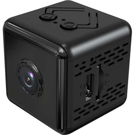 Caméra de Sécurité WiFi sans Fil 1080p Vision Nocturne Infrarouge HD, Batterie 1000mah, Objectif 150° Diagonal, pour Maison et Bureau (1/5)