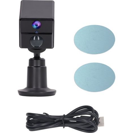 Caméra sans fil de sécurité domestique avec détection de mouvement, audio bidirectionnel pour extérieur et bureau (1/5)