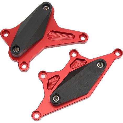 Protecteur de carénage moteur moto, béquille de protection au sol rouge, compatible CB500F CB500X 2013-2020, paire de coulisseaux anti-chute en aluminium, kit de remplacement. (1/5)