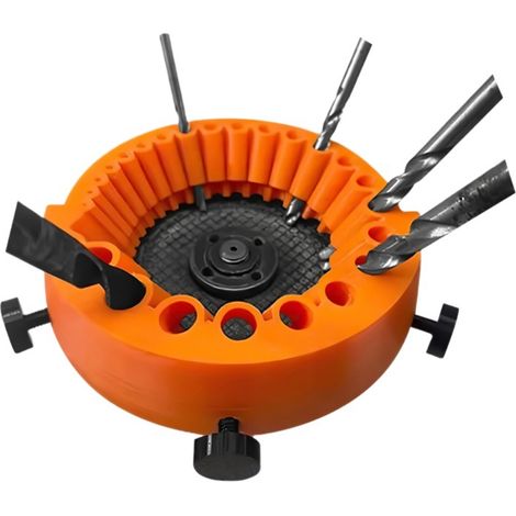 Herramienta Para Afiilar Brocas - Compatible Con Amoladoras Angulares De 125 Mm - Protector De Seguridad - Ajuste De Ángulo - 1 Unidad (1/5)