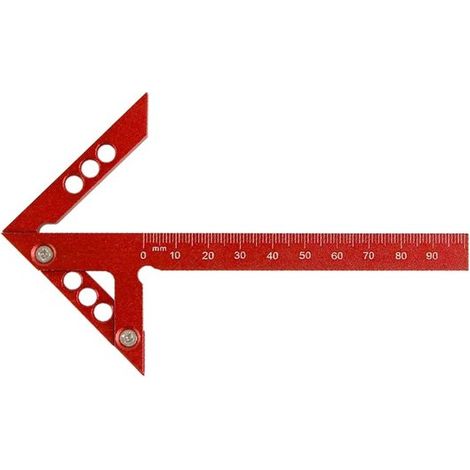 Dailygoody Schnellmarkierungs-Mittelpunktfinder Präziser Schreinerwinkel Holzbearbeitung Genaue Messungen Verbesserte Präzision Geeignet für Holz (1/5)