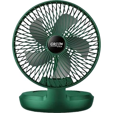 Ce ventilateur de bureau USB vert possède un angle et une vitesse de flux d'air pratiques, ce qui le rend idéal pour les chambres d'étudiants et les maisons. (1/5)