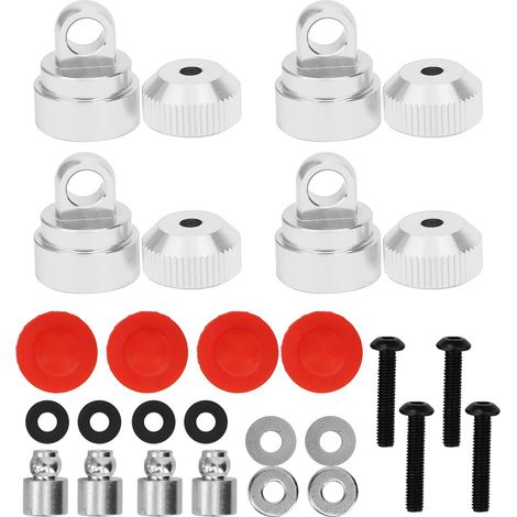 Capot supérieur en alliage d'aluminium pour amortisseur TRXXAS SLASH 2WD - Argent (1/5)