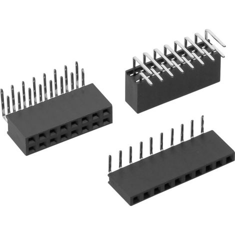 TRU COMPONENTS Buchsenleiste (Standard) Anzahl Reihen: 1 Polzahl je Reihe: 3 TC-0318159-03-1-00 1 St (1/3)
