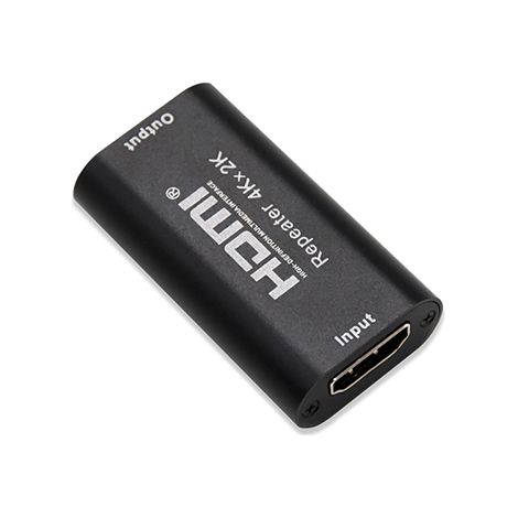 Nanokabel - hdmi repeater a/h zu a/h - bis zu 40 Meter - unterstützt 4k/2k - schwarz