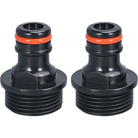 (2 pièces 25 mm) Raccord rapide en laiton pour tuyau d'arrosage, pistolet à eau, outils d'arrosage (1/5)
