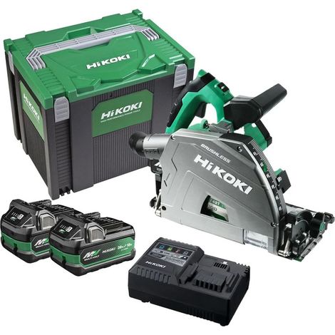 HiKOKI C3606DPAJVZ 36V MultiVolt Brushless Plunge Saw With 2x 4.0Ah/8.0Ah Batteries (1/5)